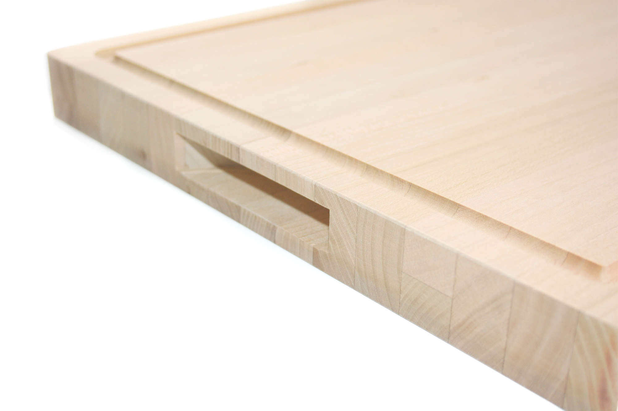 Butcher board with handles