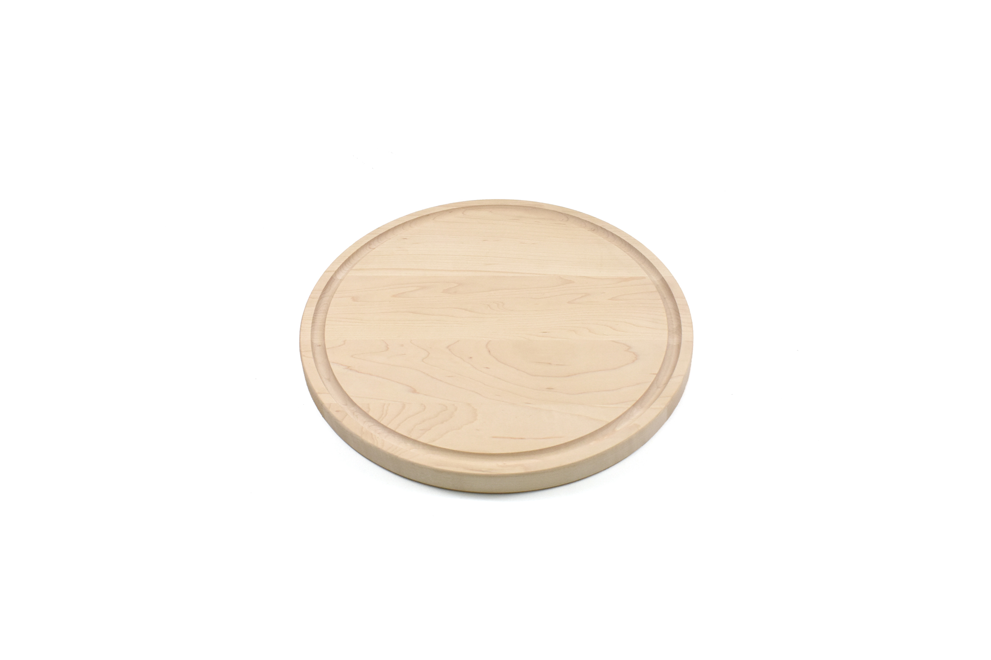 Round maple cutting board