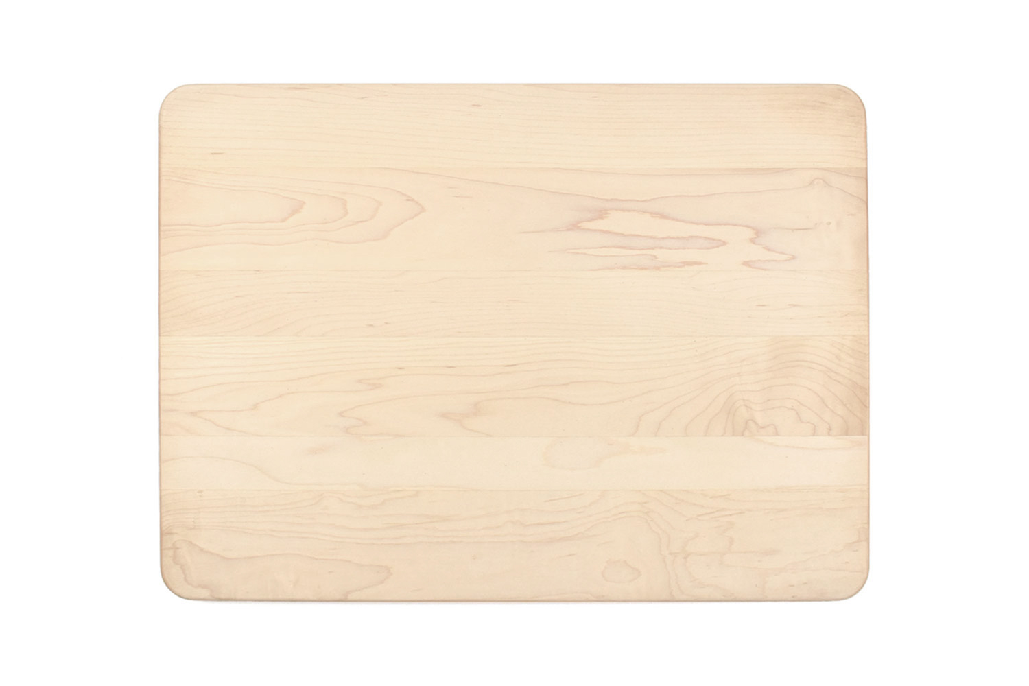 Cutting board with rounded corners