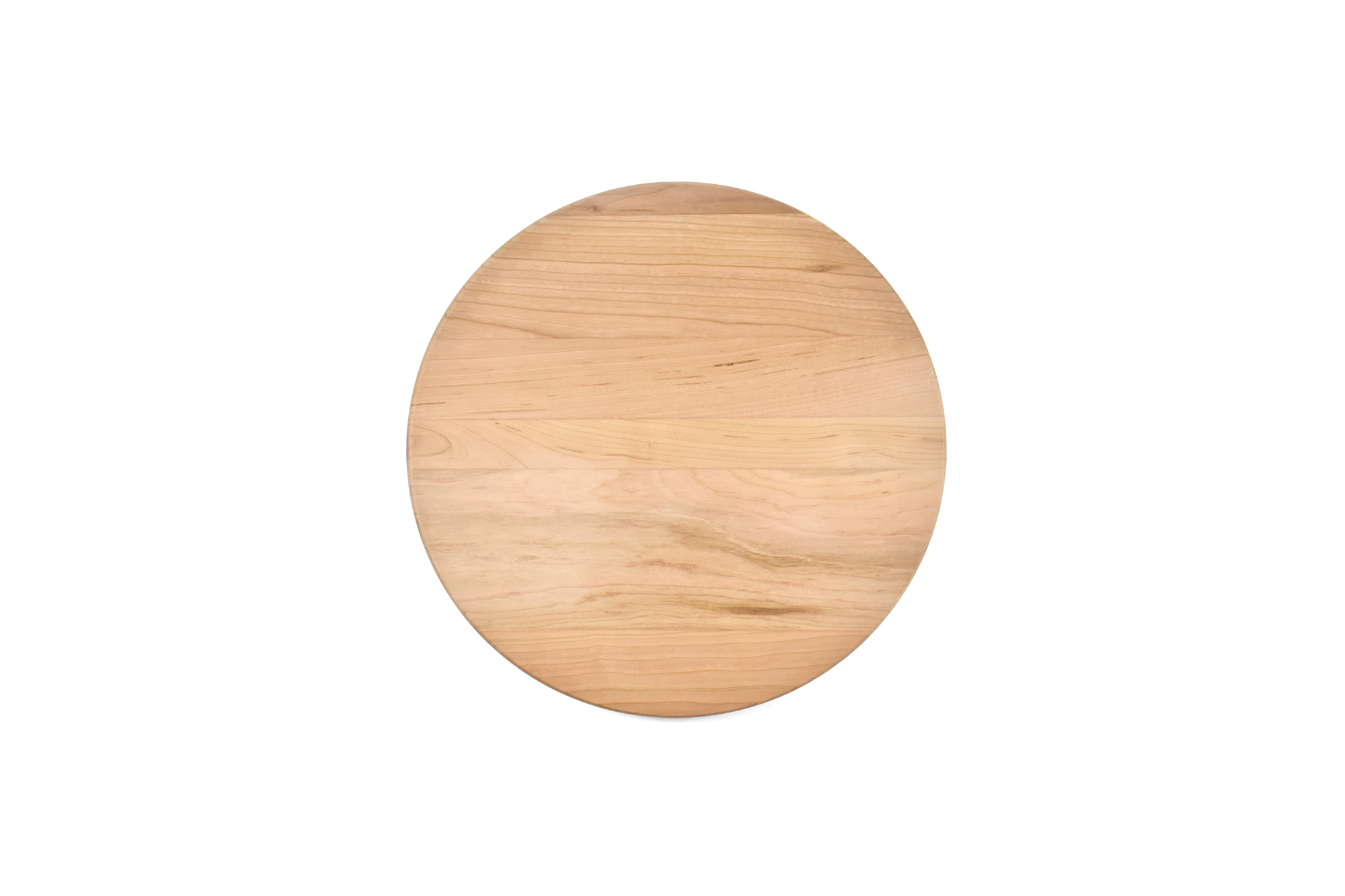 Round maple cutting board