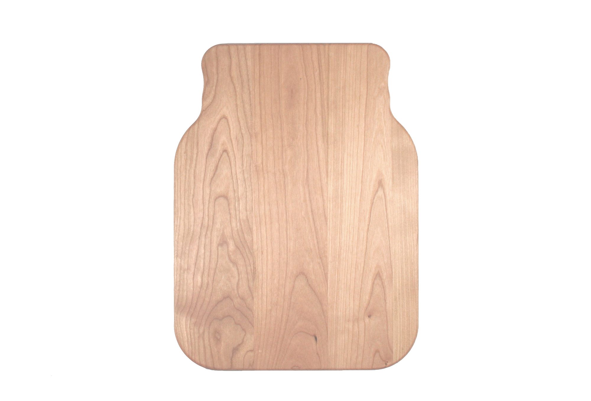 Novelty mason jar shaped maple cutting board
