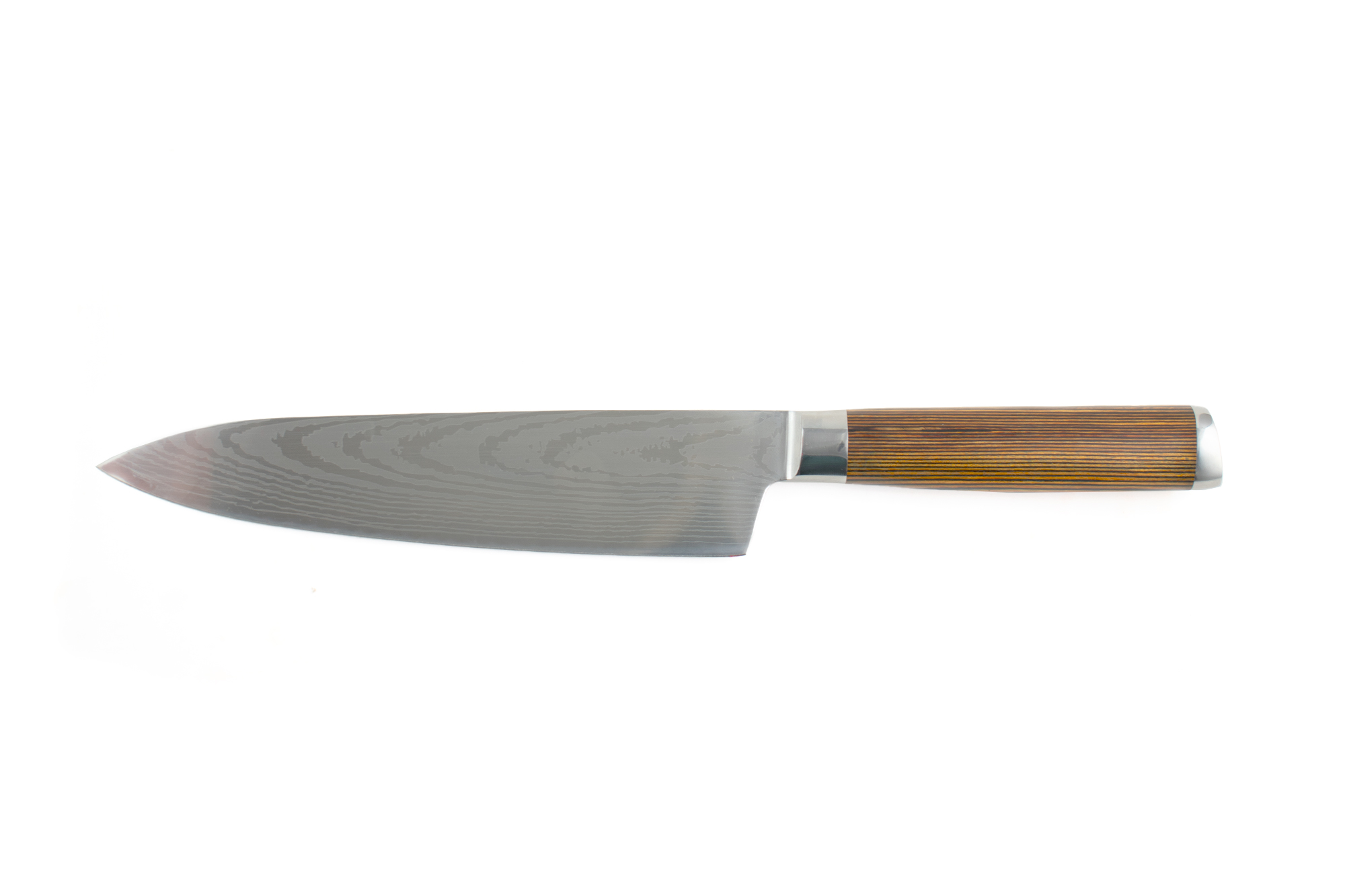 Professional stainless steel razor sharp chef knife 8-inch blade & wood handle