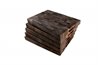 Walnut End grain butcher block with side handle indents 