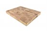 Maple Medium End grain butcher block with side handle indents 