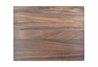 Walnut cutting board with rounded corners