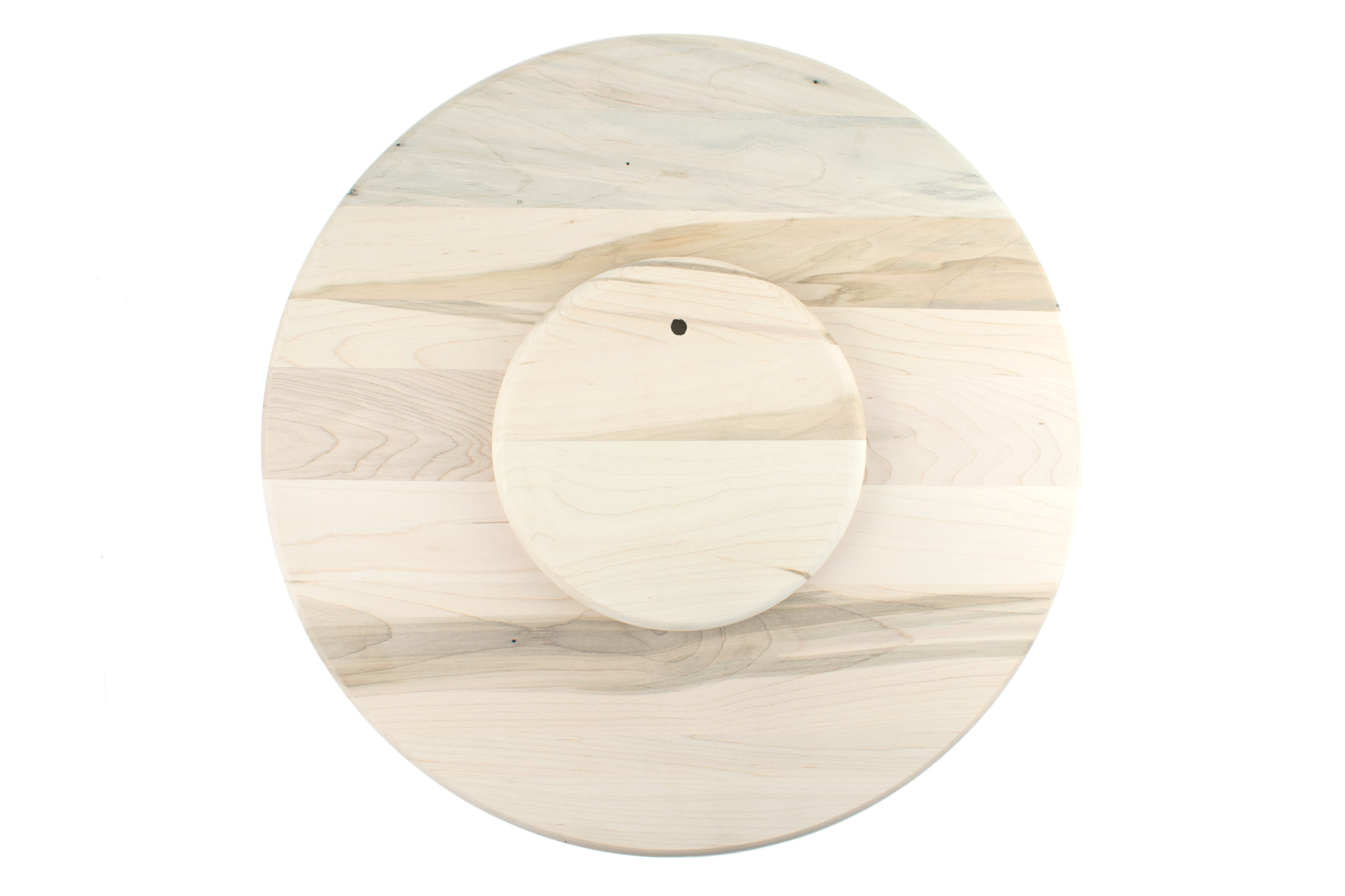 Large Wormy Maple Lazy Susan